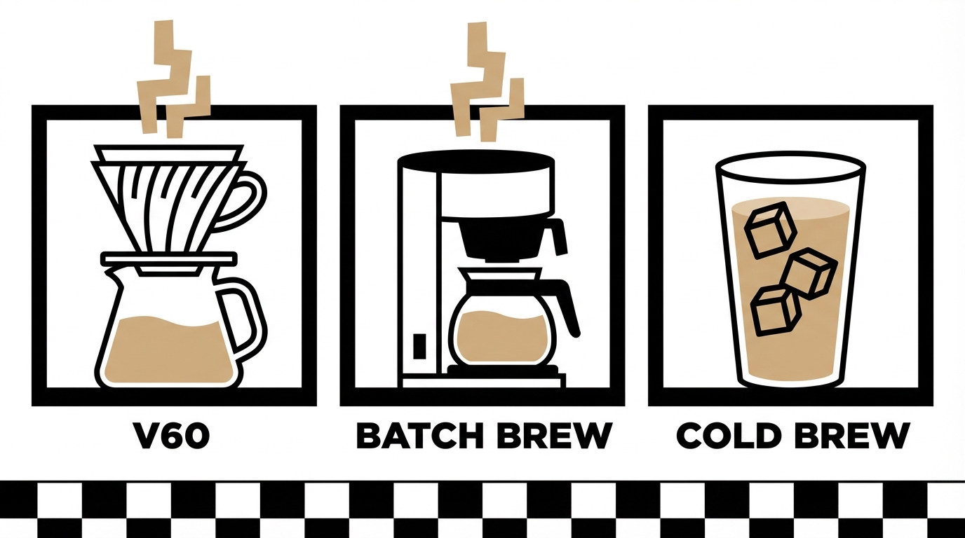 Filter coffee brewing methods at Licensed Coffee